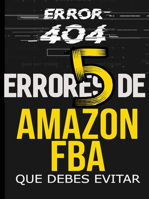 cover image of 5 errores de amazon fba Que debes evitar